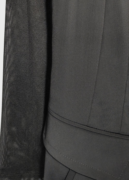 ALIX Mesh Sleeve Blazer
