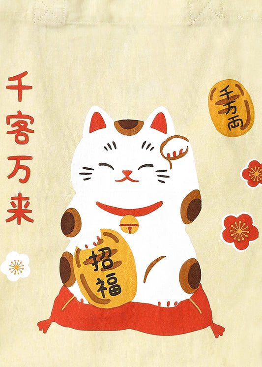 LUCKY CAT Shoulder Tote