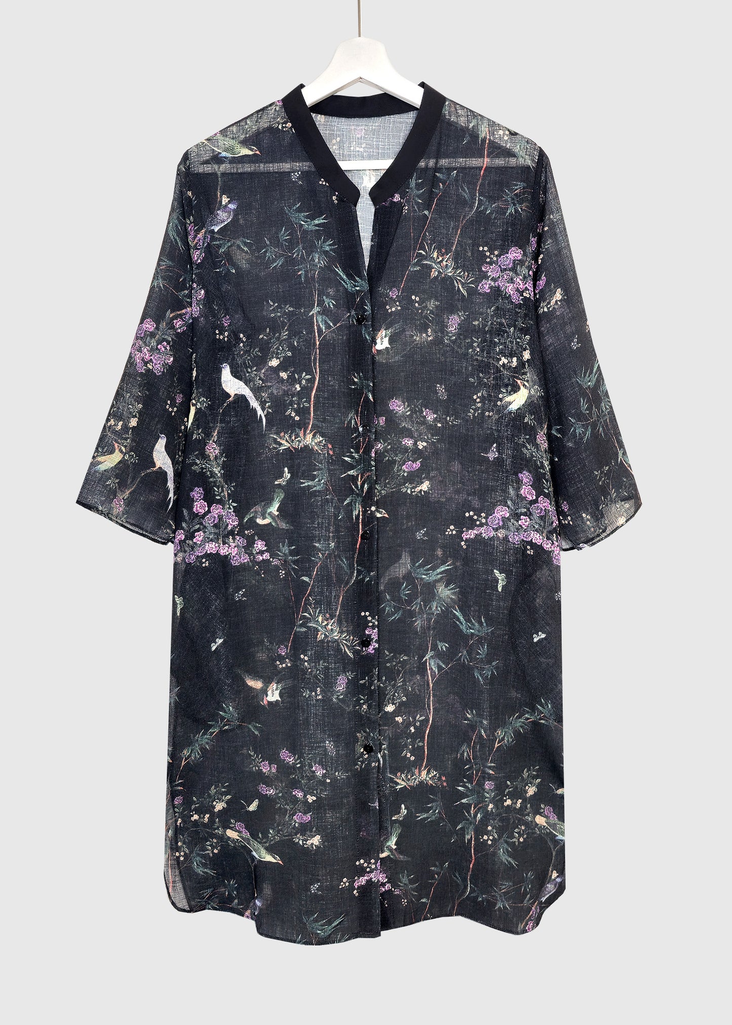 PROVENCE Linen Long Cardigan