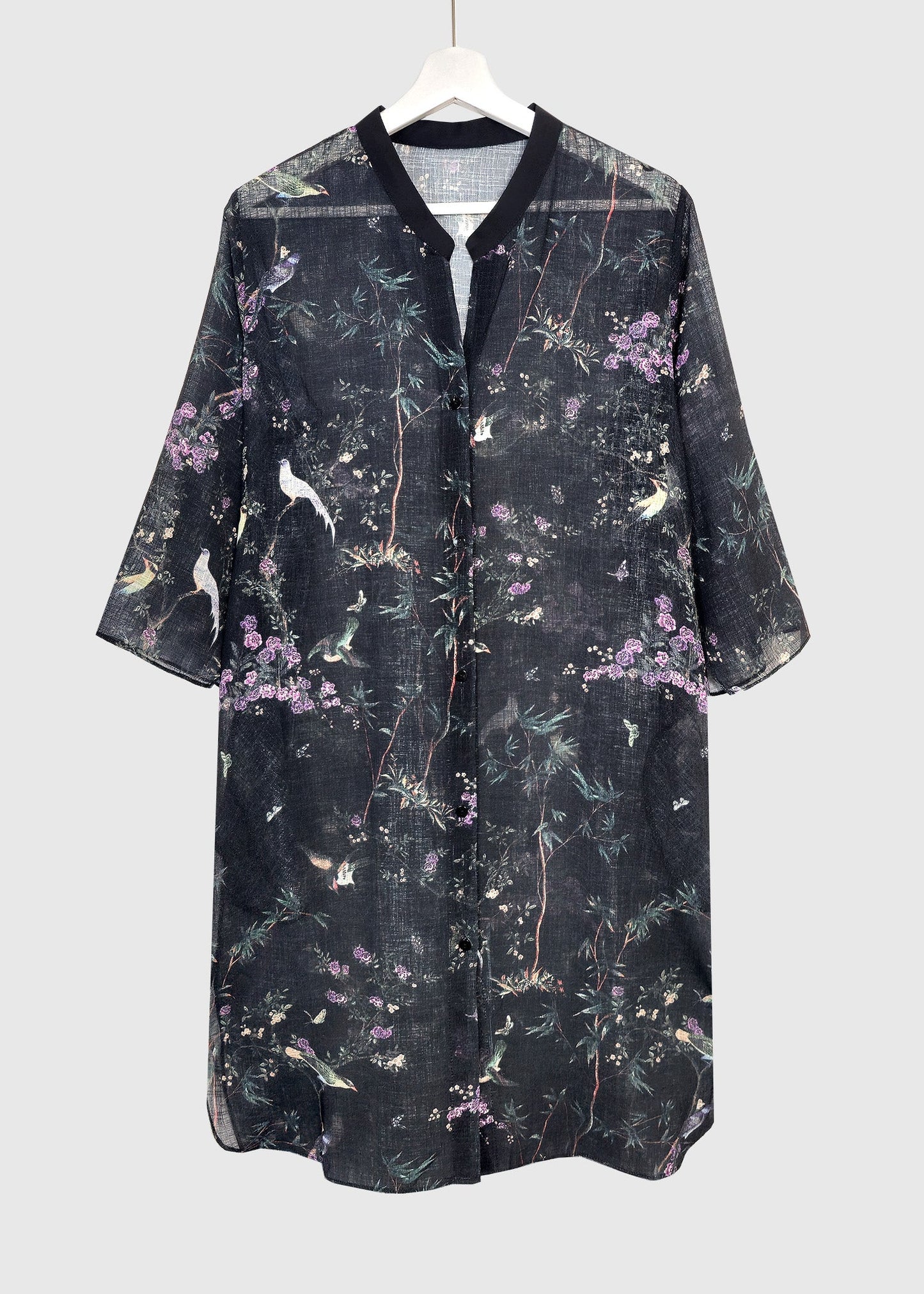 PROVENCE Linen Long Cardigan