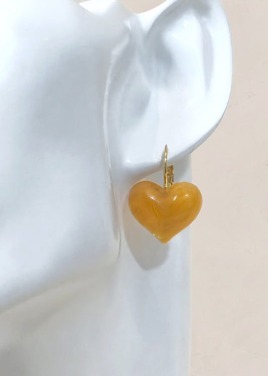 HEART Leverback Earrings