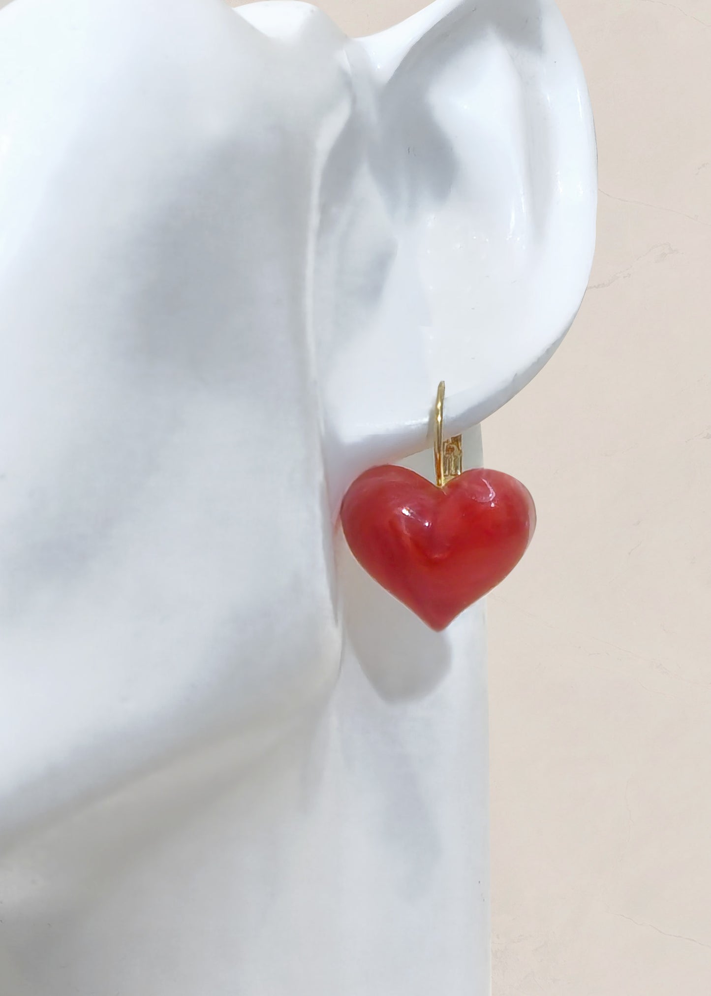HEART Leverback Earrings