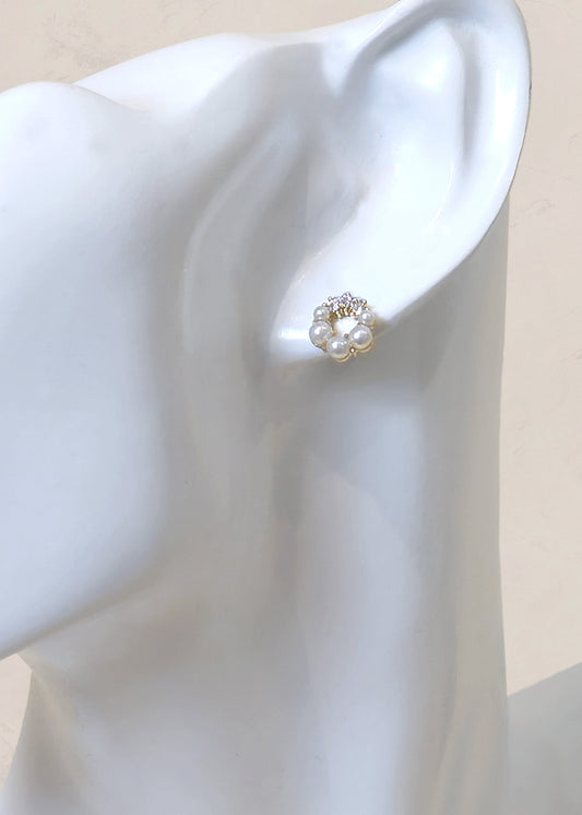 PERLAH Stud Earrings