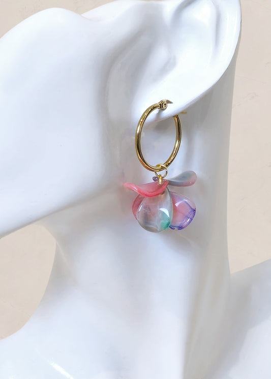 BLOSSOM Hoop Earrings