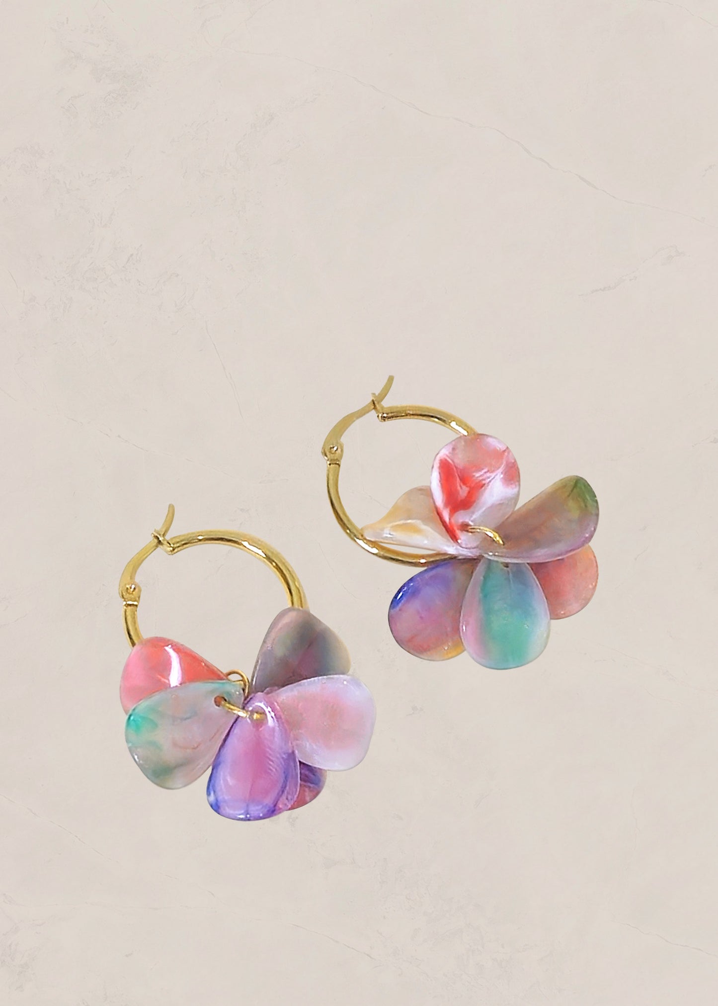 BLOSSOM Hoop Earrings