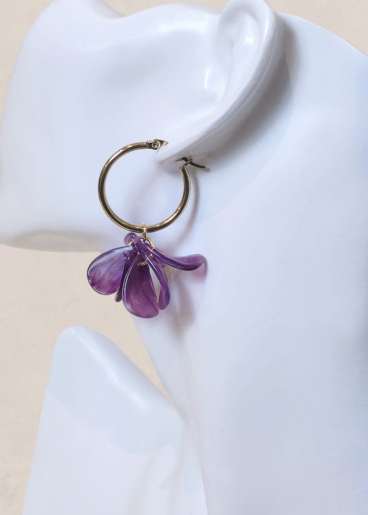 BLOSSOM Hoop Earrings