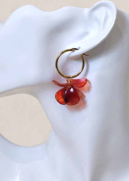 BLOSSOM Hoop Earrings