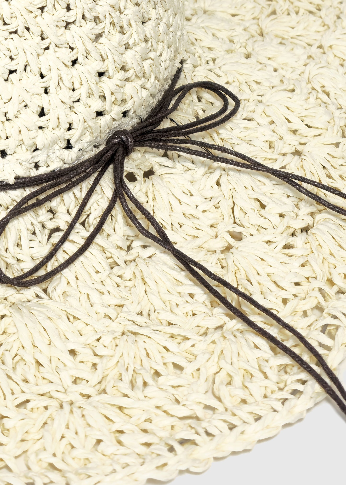 Wired Crochet Straw Hat