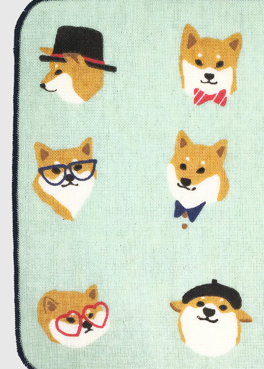 SHIBA INU Gauze Handkerchief