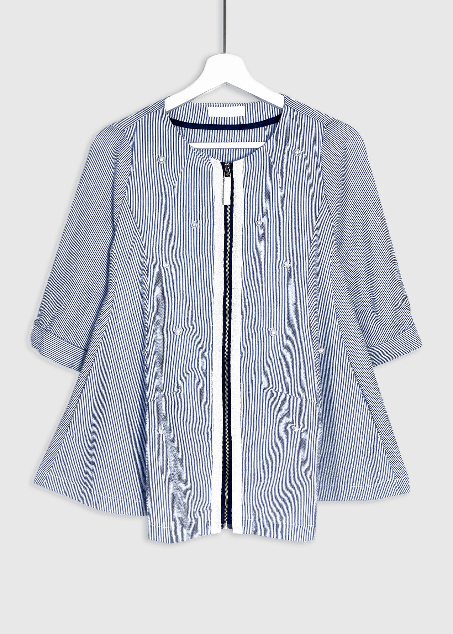 ETOILE Zip Front Flare Jacket