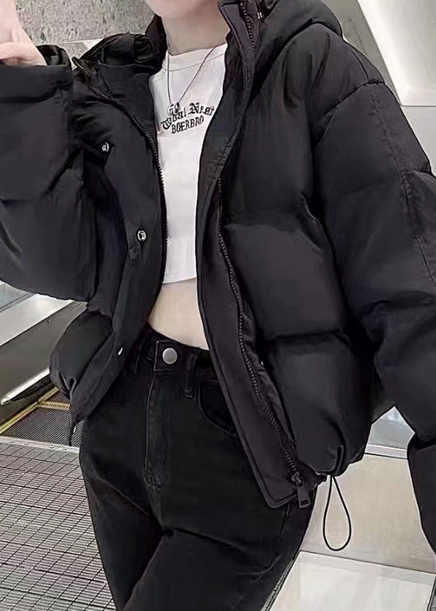 HANNI Cropped Puffer Jacket