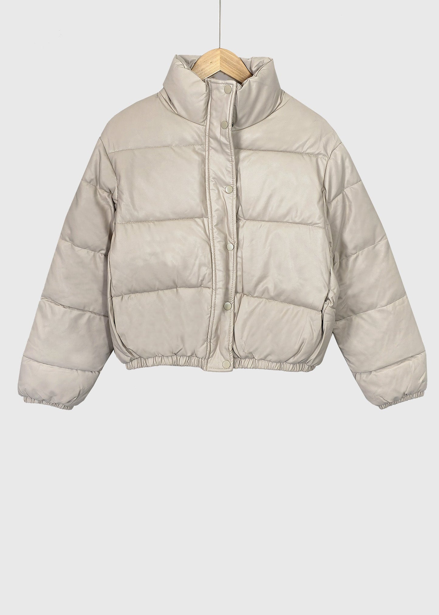 WILL Vegan Leather Puffer Jacket