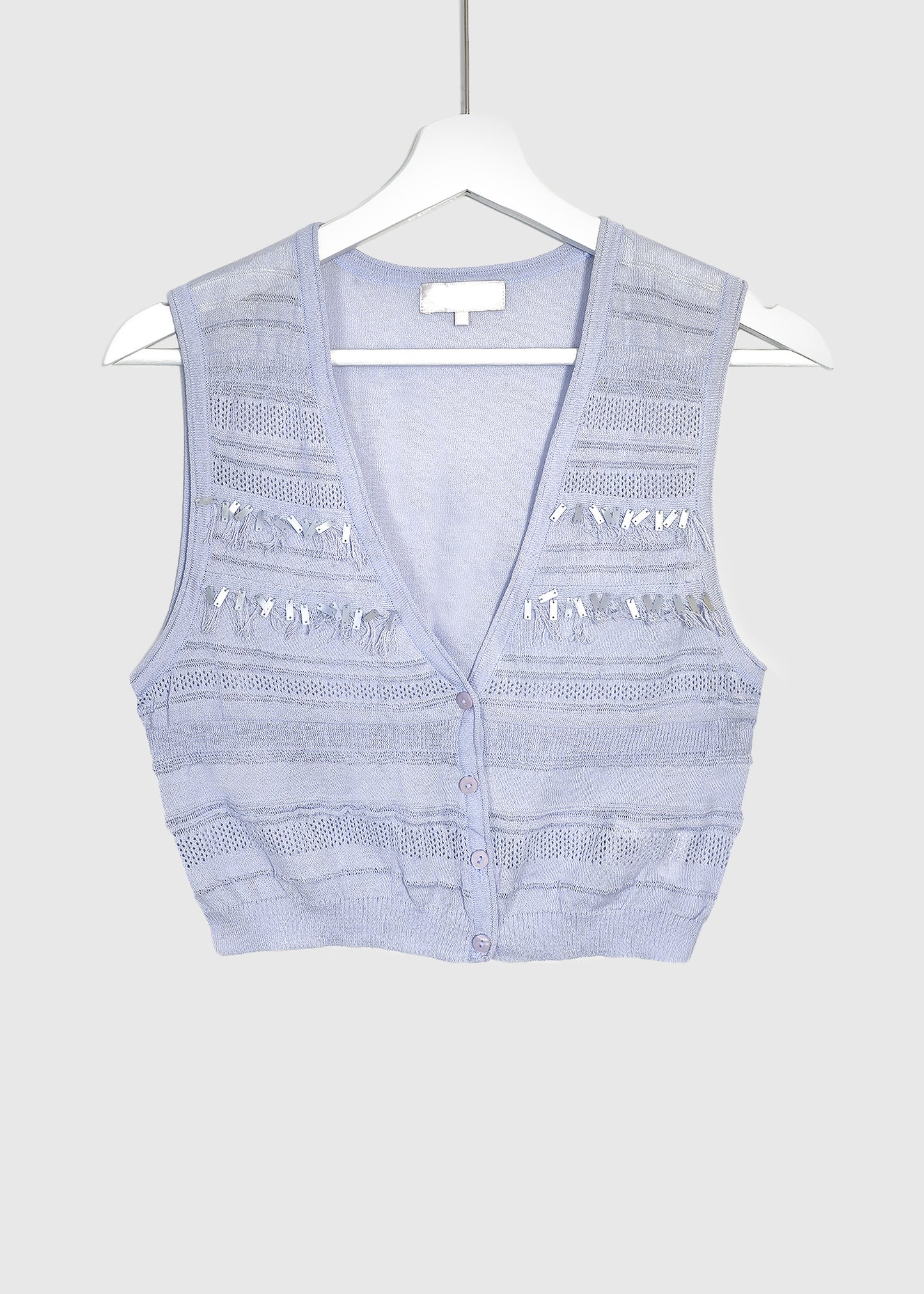 VINO Knitted Button Front Vest