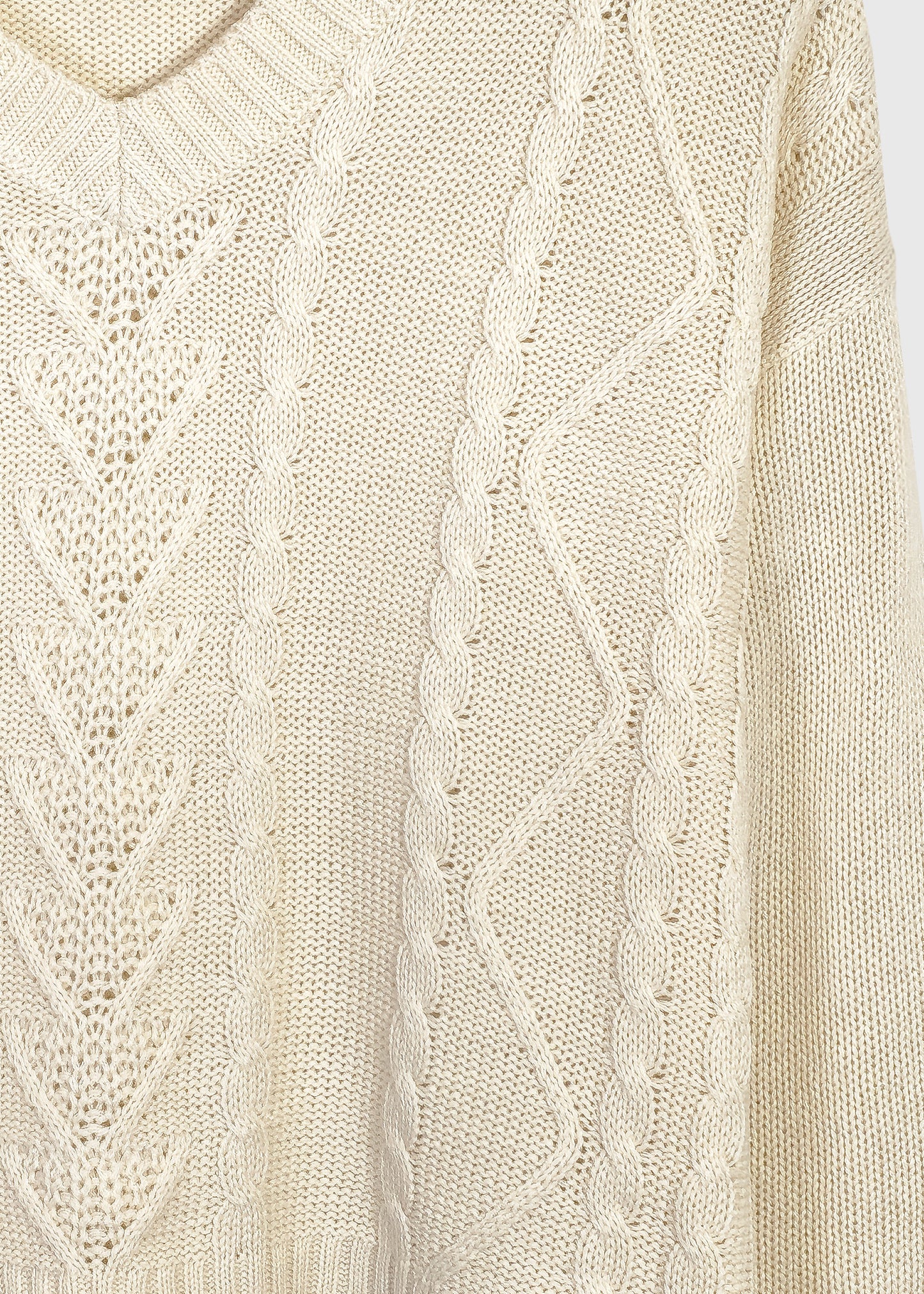 DIANTHUS Cable Knit Sweater