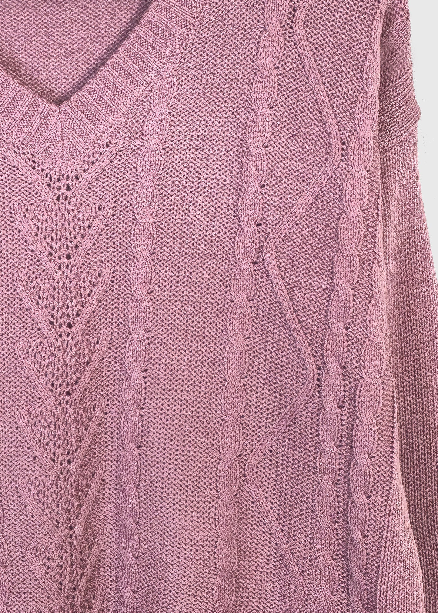 DIANTHUS Cable Knit Sweater