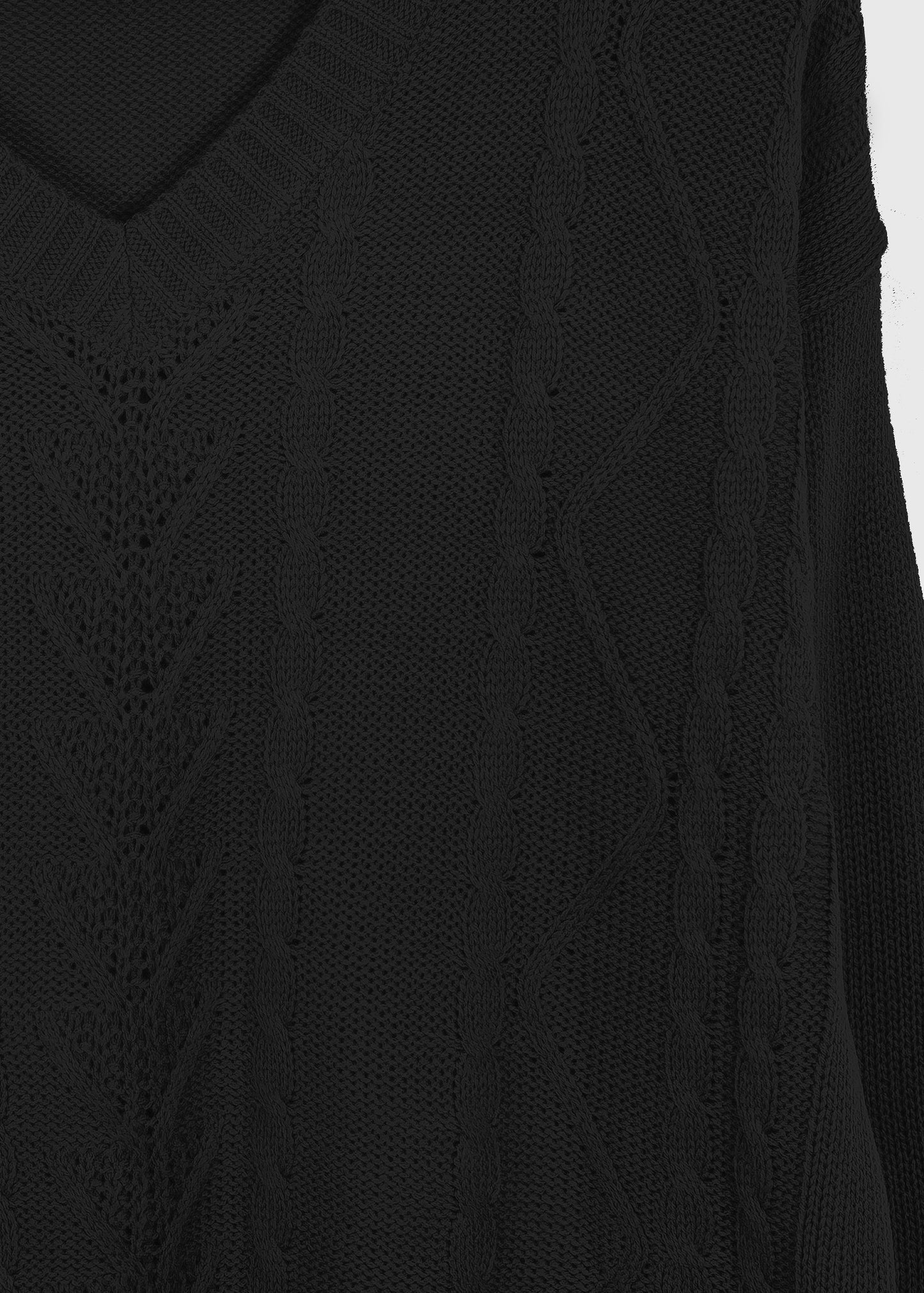 DIANTHUS Cable Knit Sweater