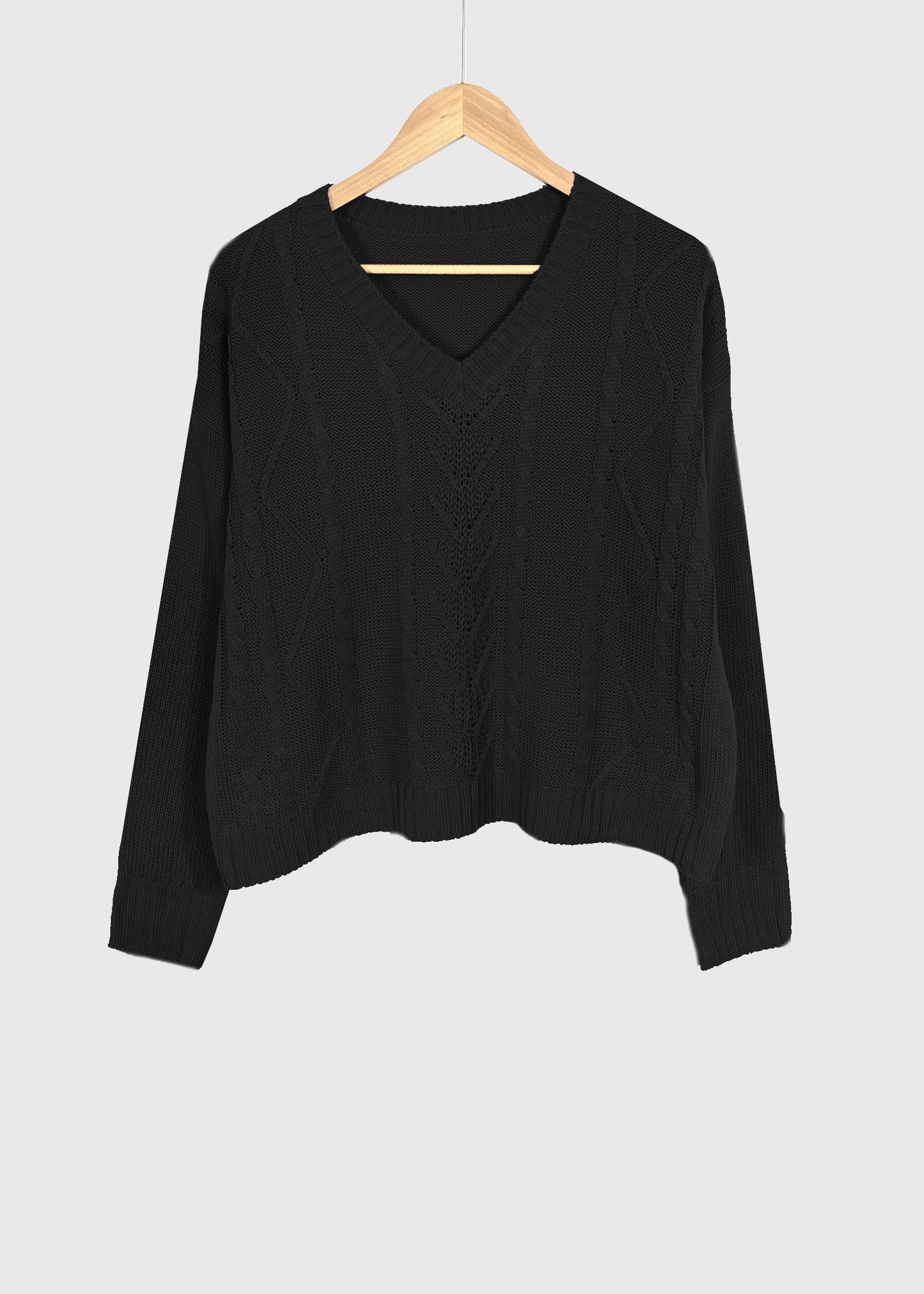 DIANTHUS Cable Knit Sweater