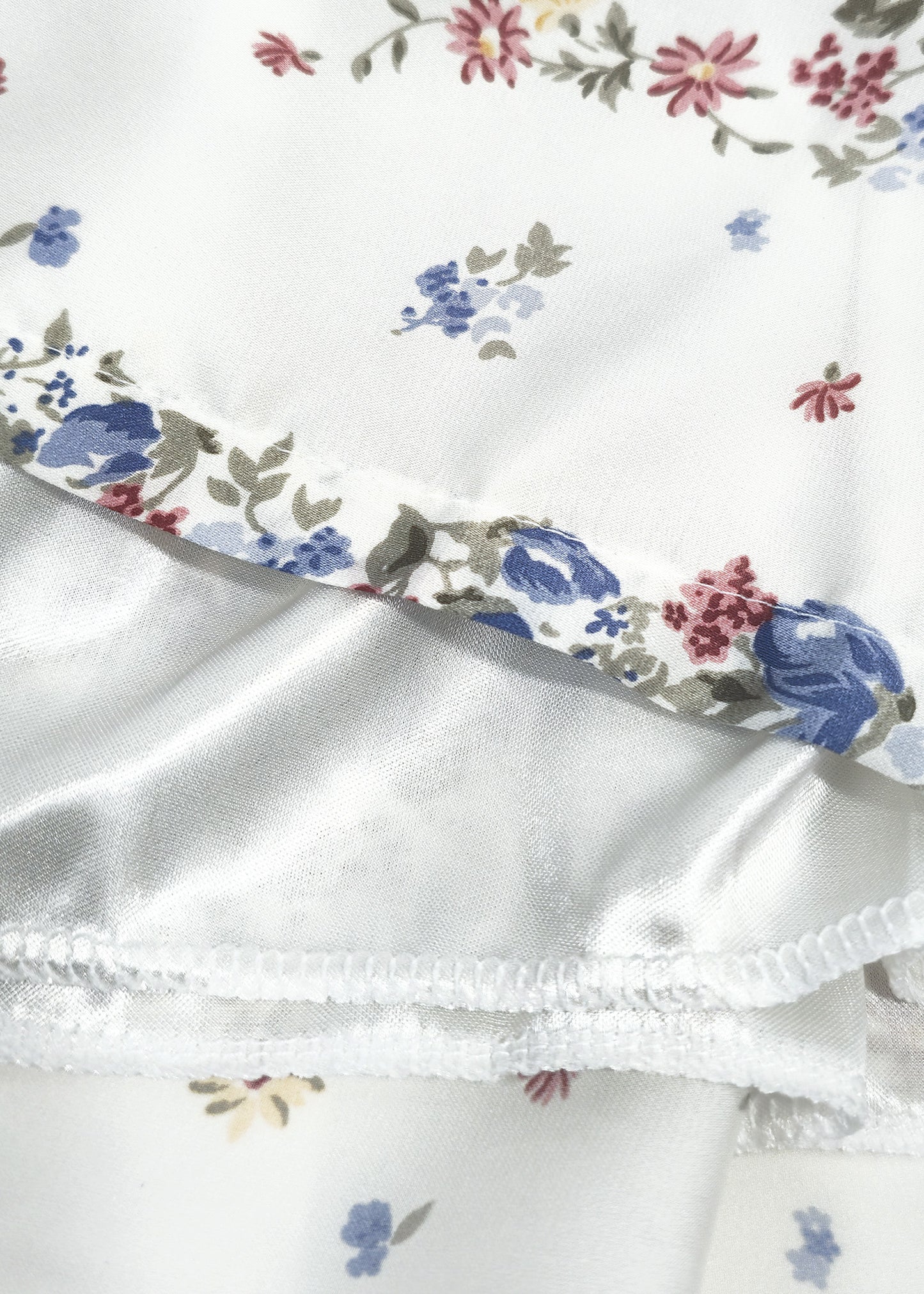 BLISS Silk Blend Floral Mini Skirt