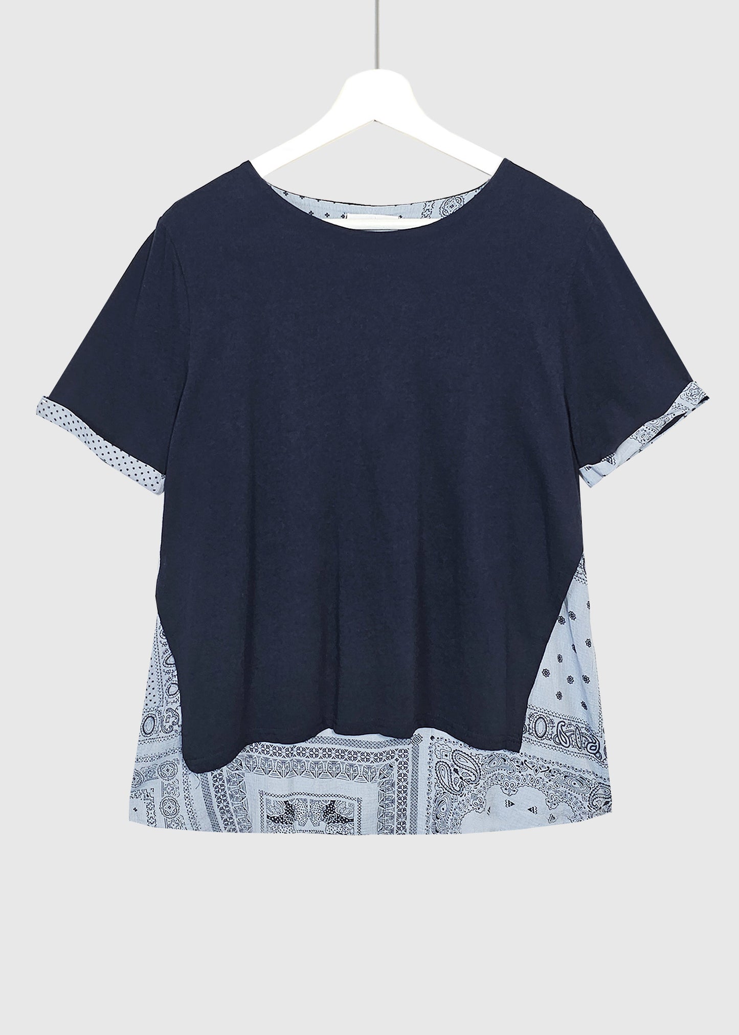 ARTEMIS Cotton Layered Top