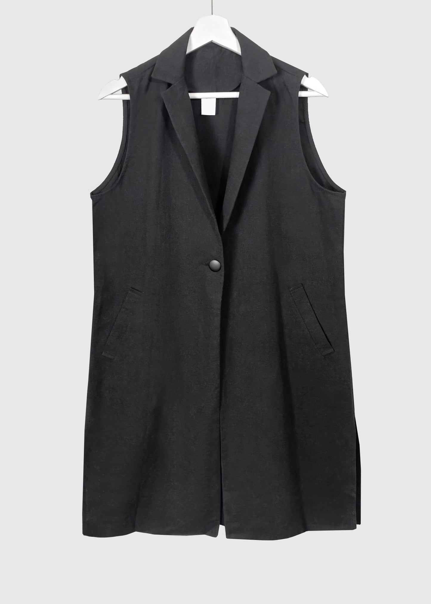 ICREAM Linen Sleeveless Jacket