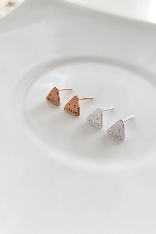 Mini Zipper Mouth Face Studs