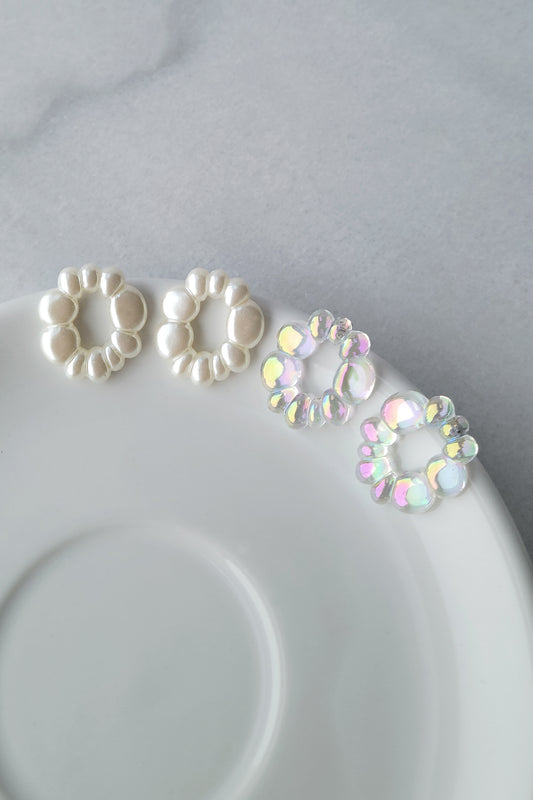 Bubble Round Earrings