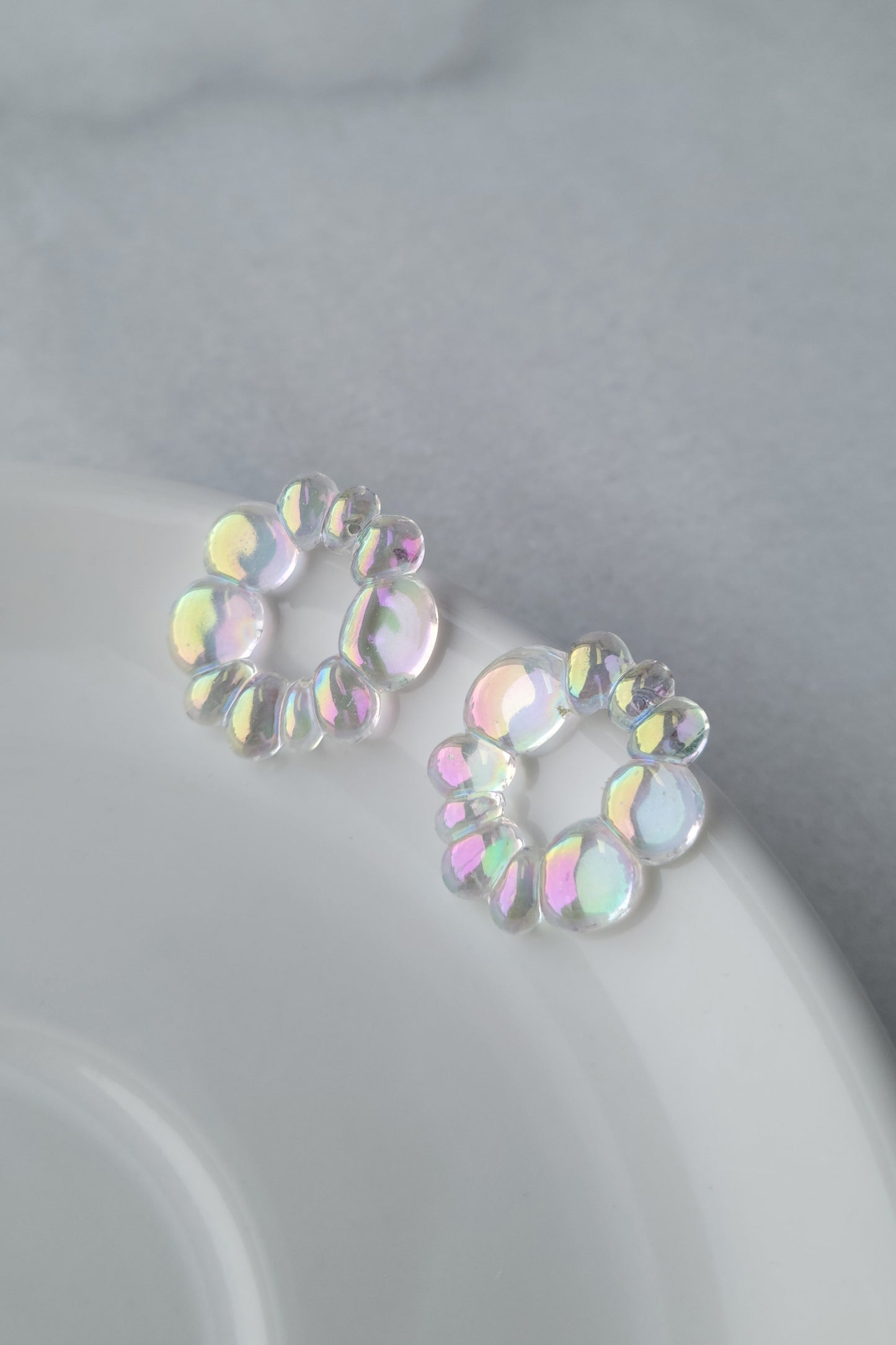 Bubble Round Earrings
