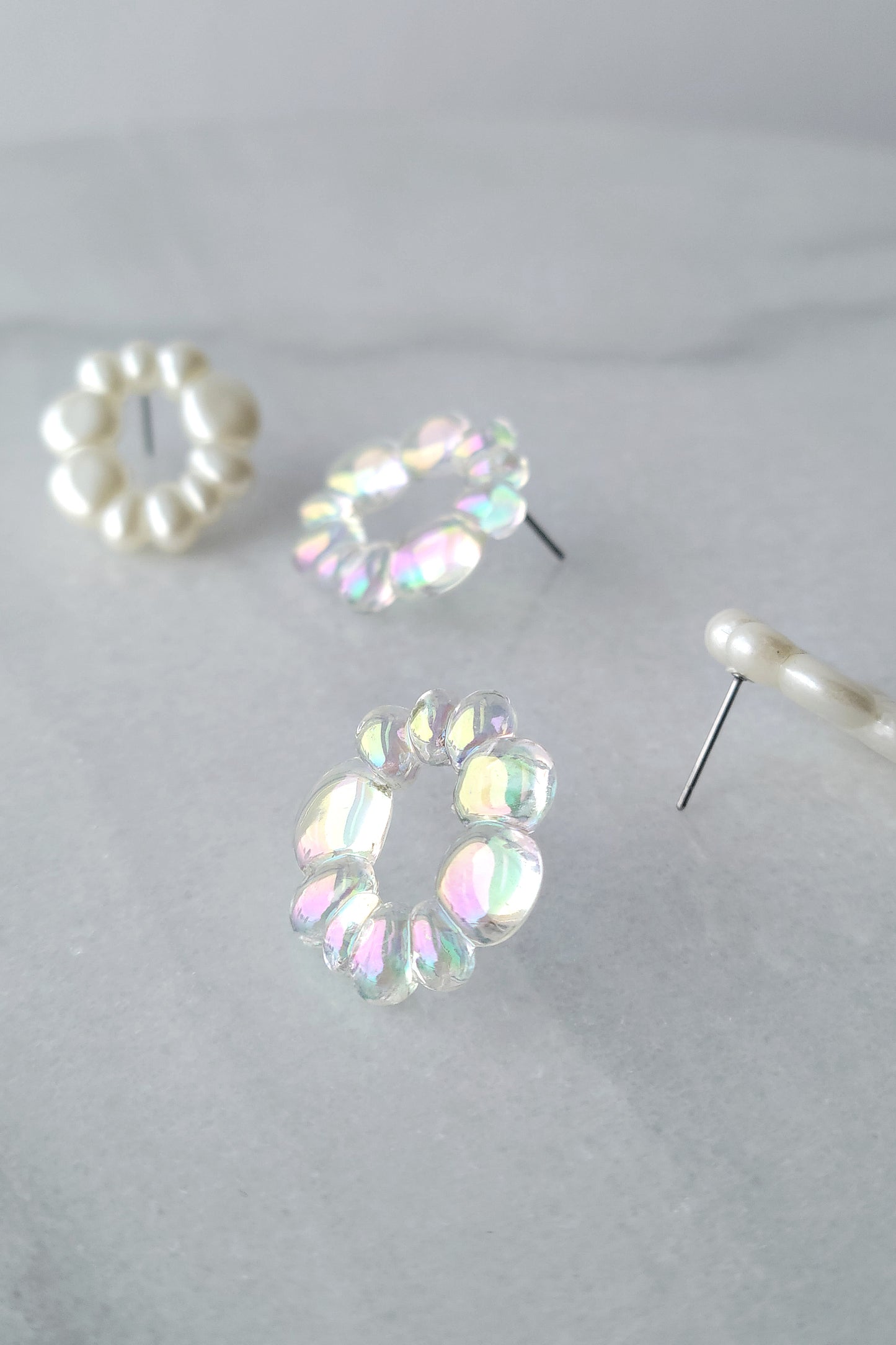 Bubble Round Earrings