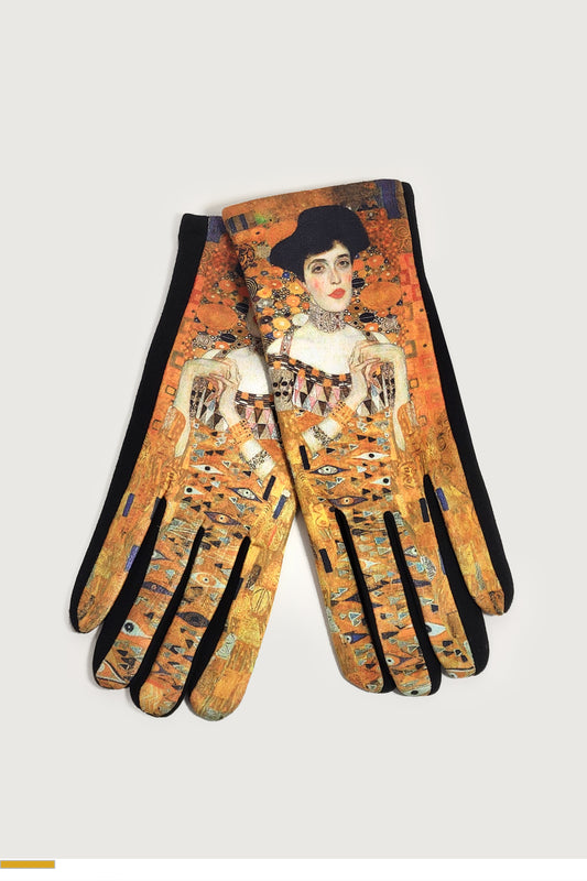 Texting Touch Screen Gloves - The Woman in Gold (Portrait of Adele Bloch-Bauer I)