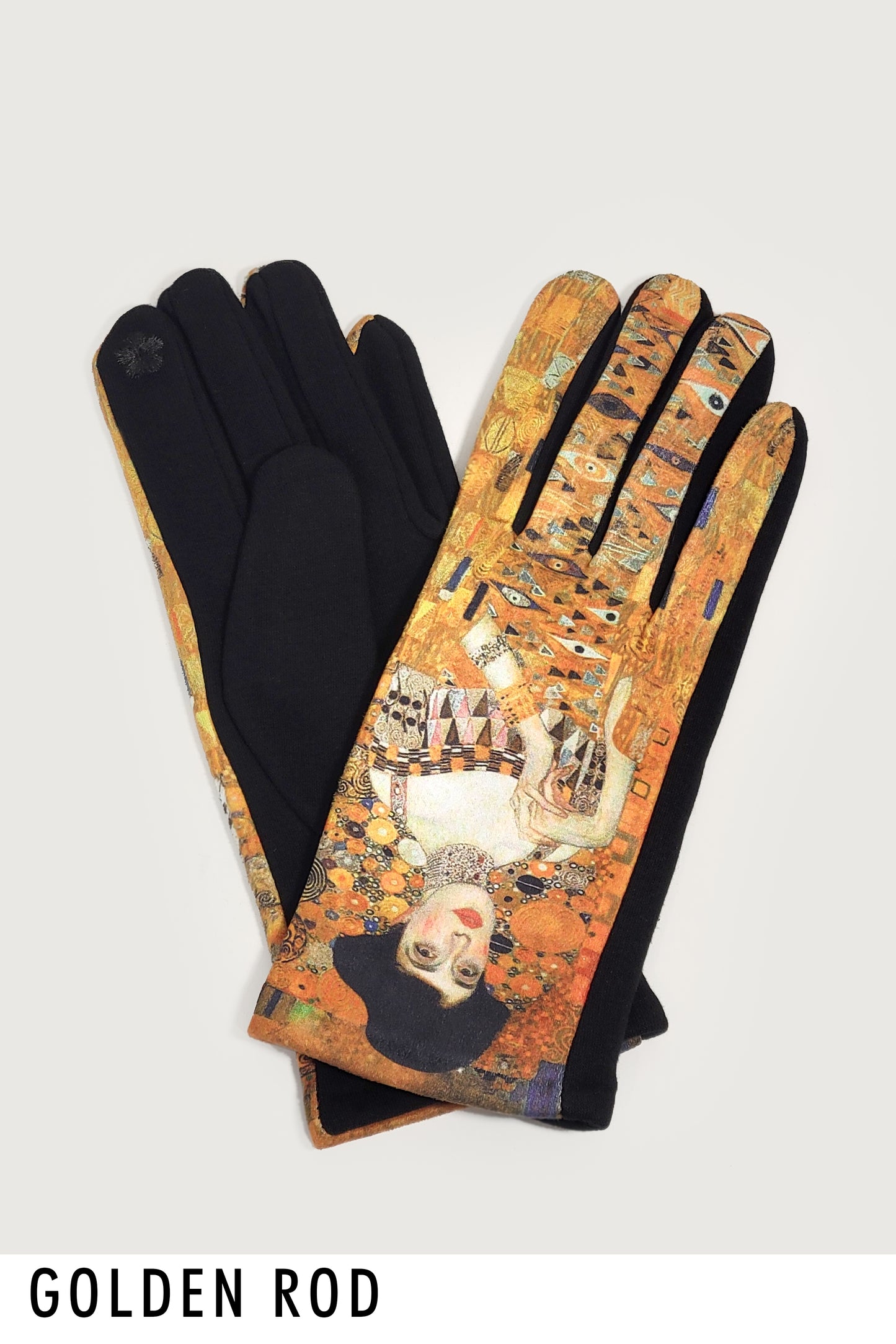 Texting Touch Screen Gloves - The Woman in Gold (Portrait of Adele Bloch-Bauer I)