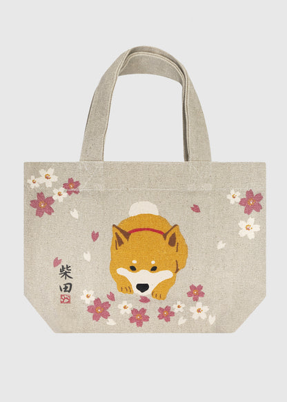 SAKURA Shiba Inu Mini Tote