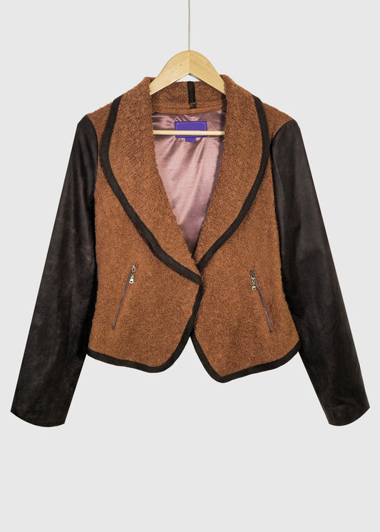 ODELL Mohair Open Front Jacket