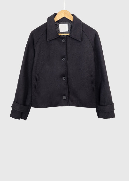 NEO Cropped Wool Coat