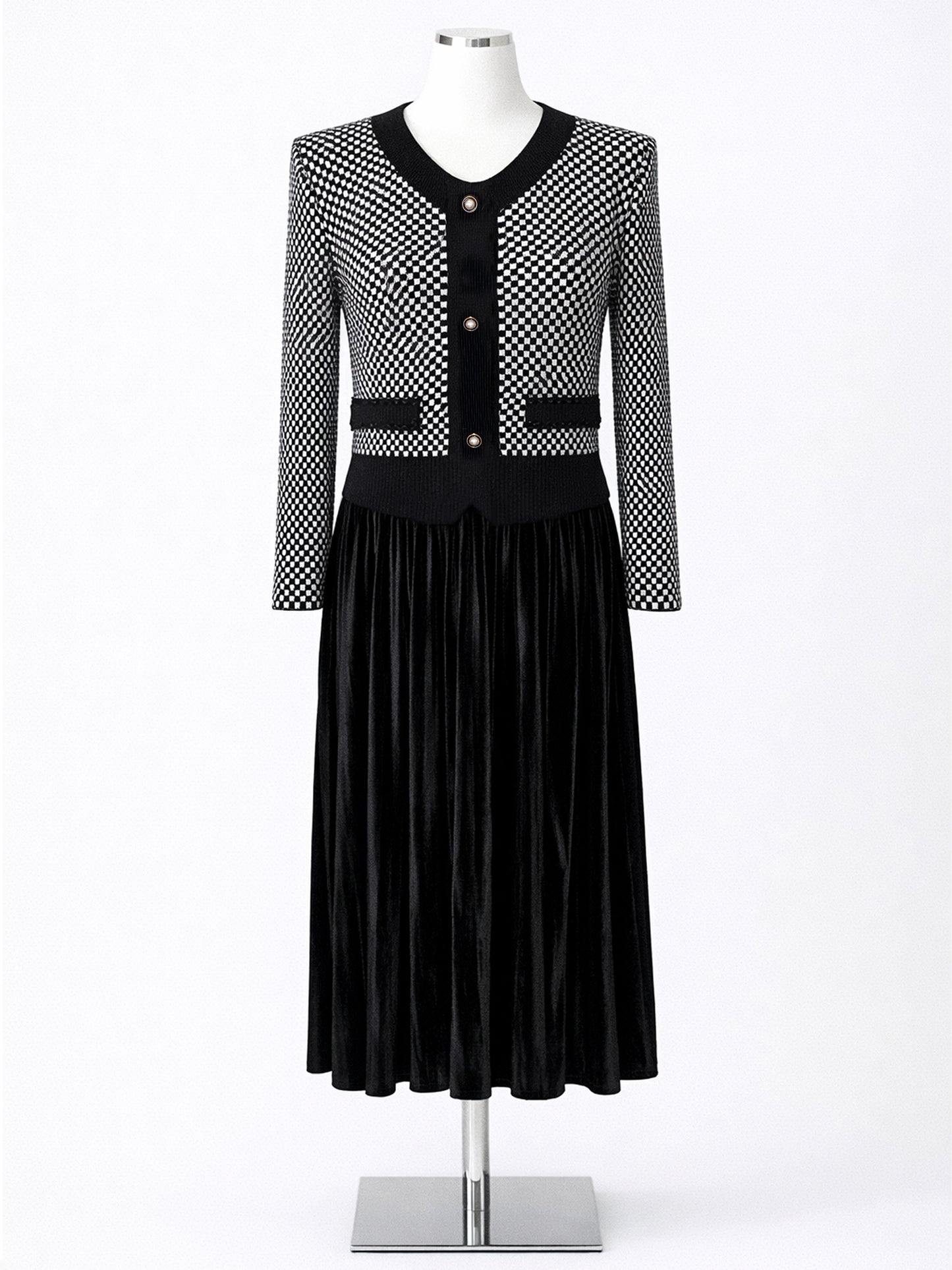 THE TWEED ILLUSION Dress