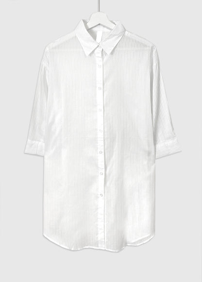 SEOUL Glitter Striped Shirt Dress
