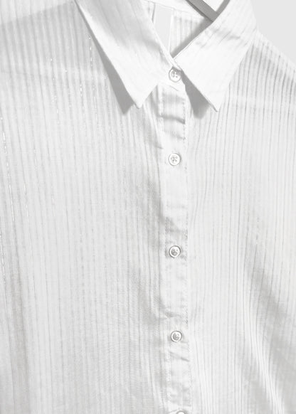 SEOUL Glitter Striped Shirt Dress