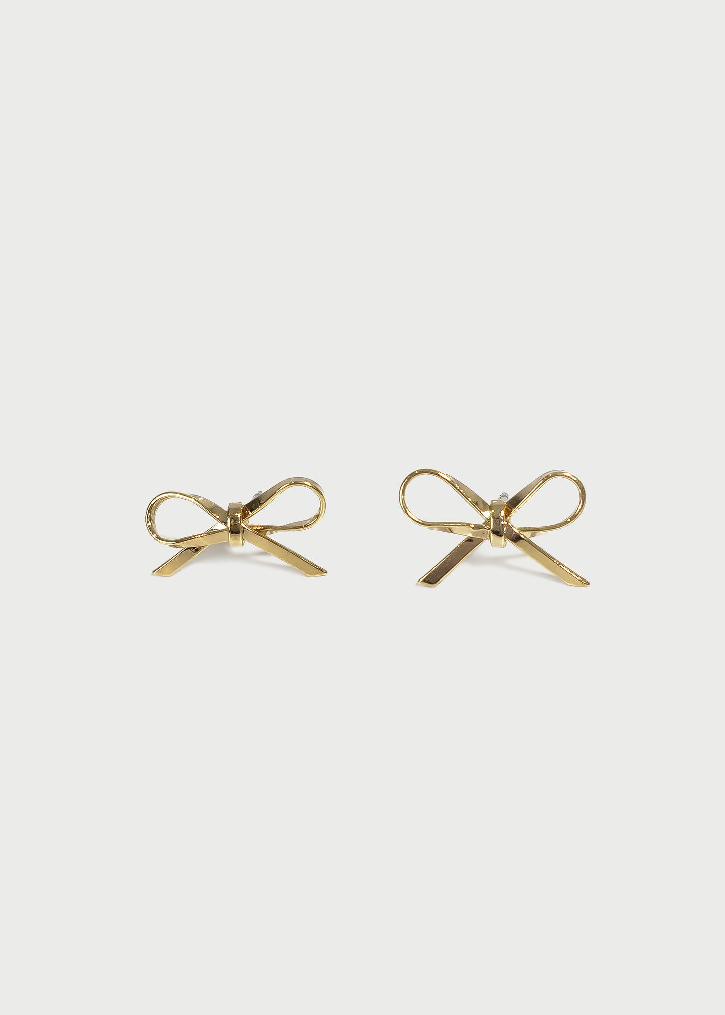 Mini Bow Titanium Earrings