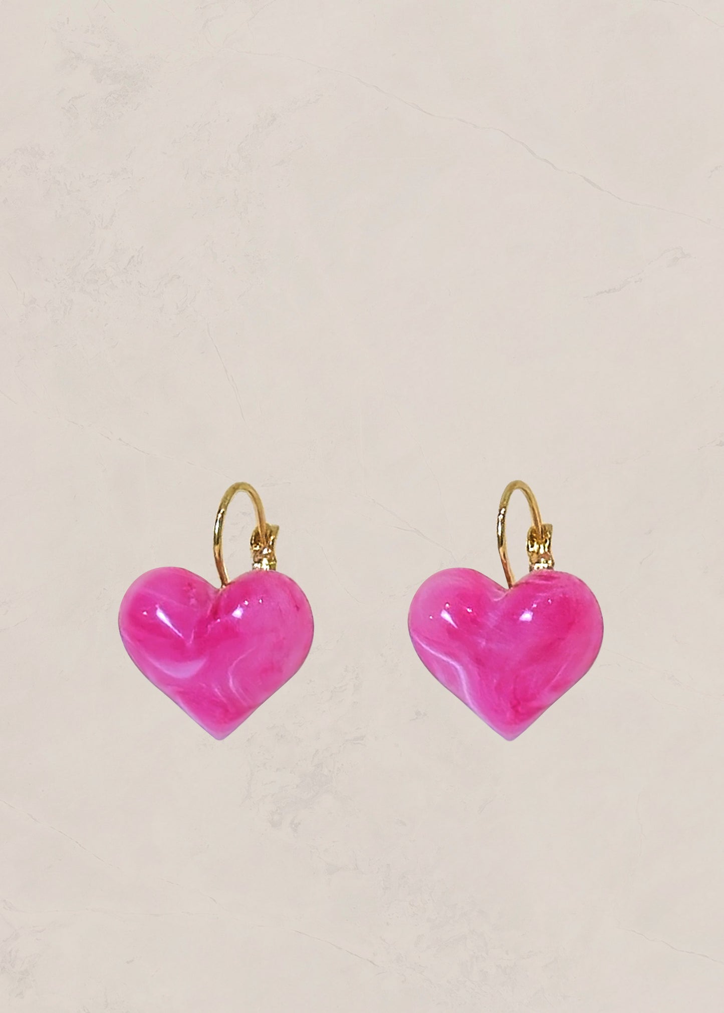 HEART Leverback Earrings