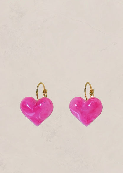 HEART Leverback Earrings