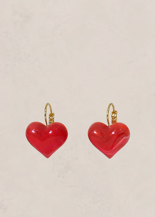 HEART Leverback Earrings