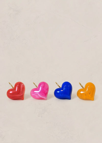 HEART Leverback Earrings