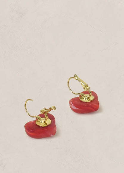 HEART Leverback Earrings