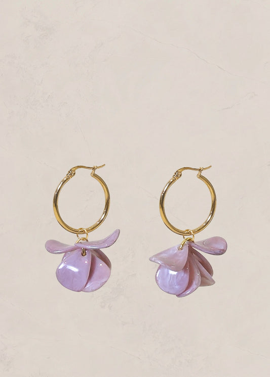 BLOSSOM Hoop Earrings