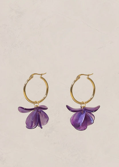 BLOSSOM Hoop Earrings