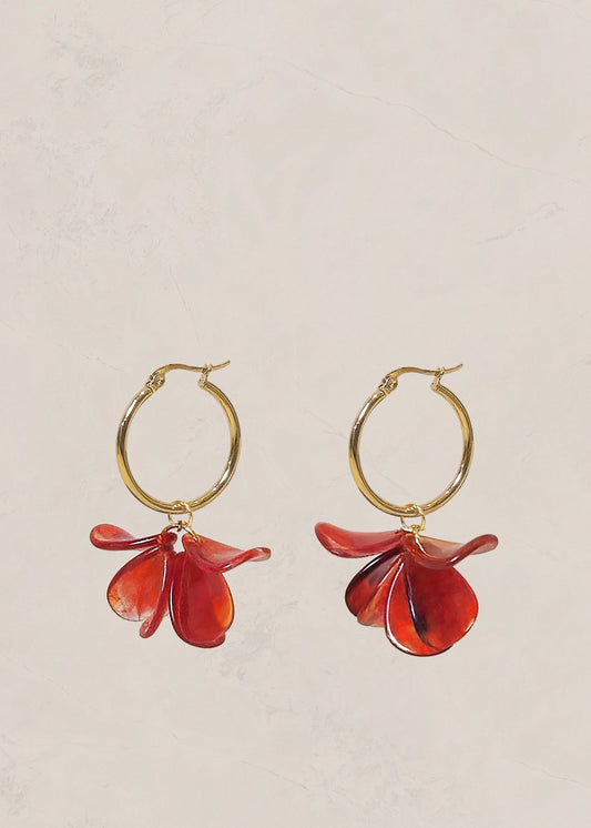 BLOSSOM Hoop Earrings