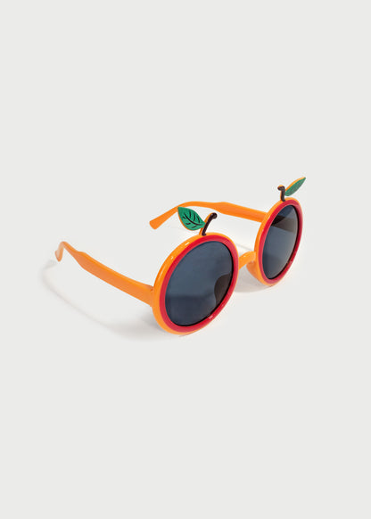 Orange Round Sunglasses