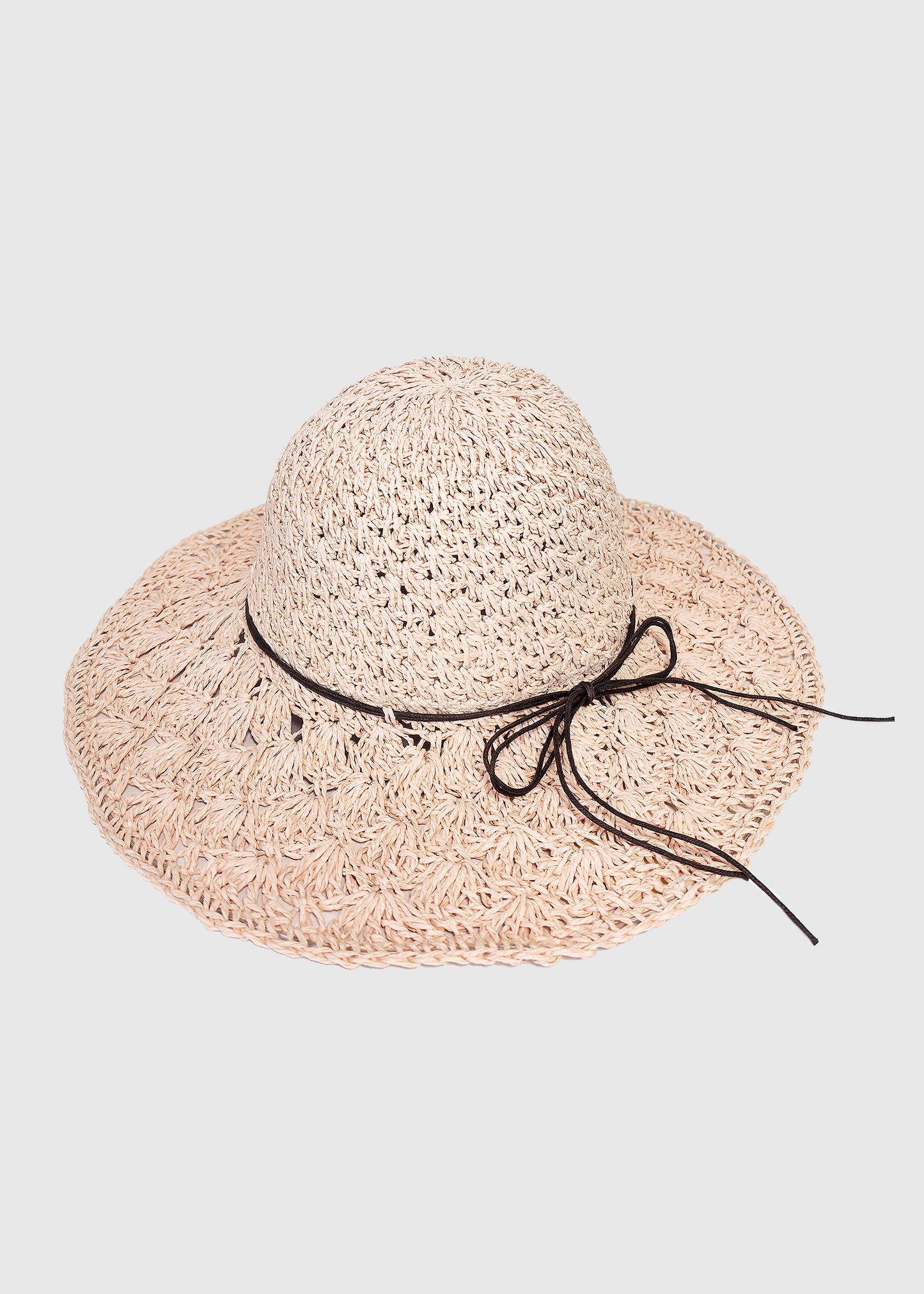 Wired Crochet Straw Hat