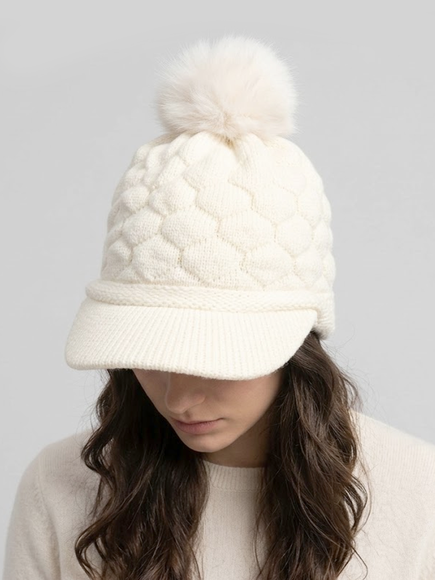WAFFLE Knit Visor