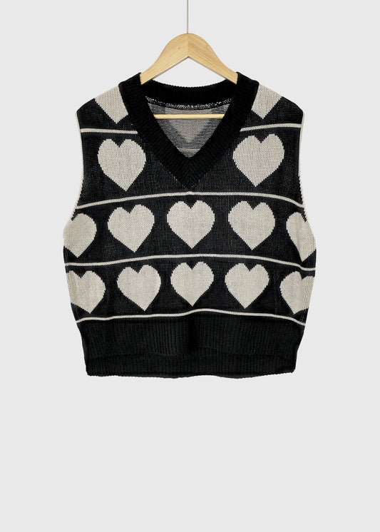 HEART Knitted Vest