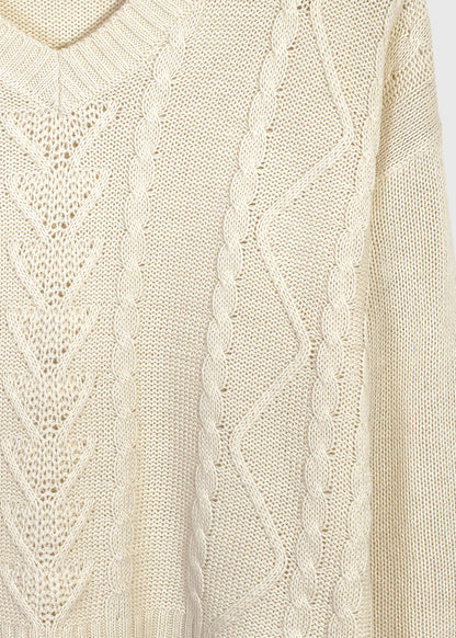 DIANTHUS Cable Knit Sweater